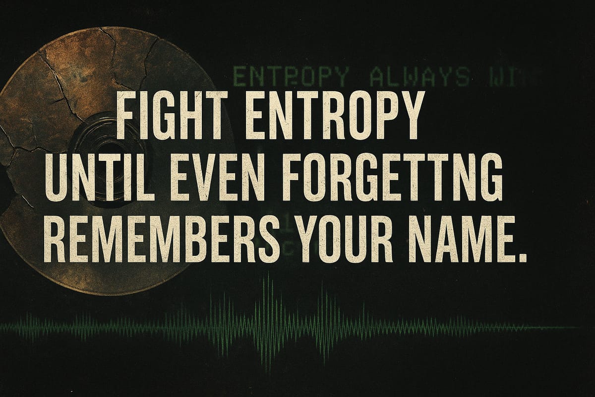 Fight Entropy: From Group42 to Mycal Music