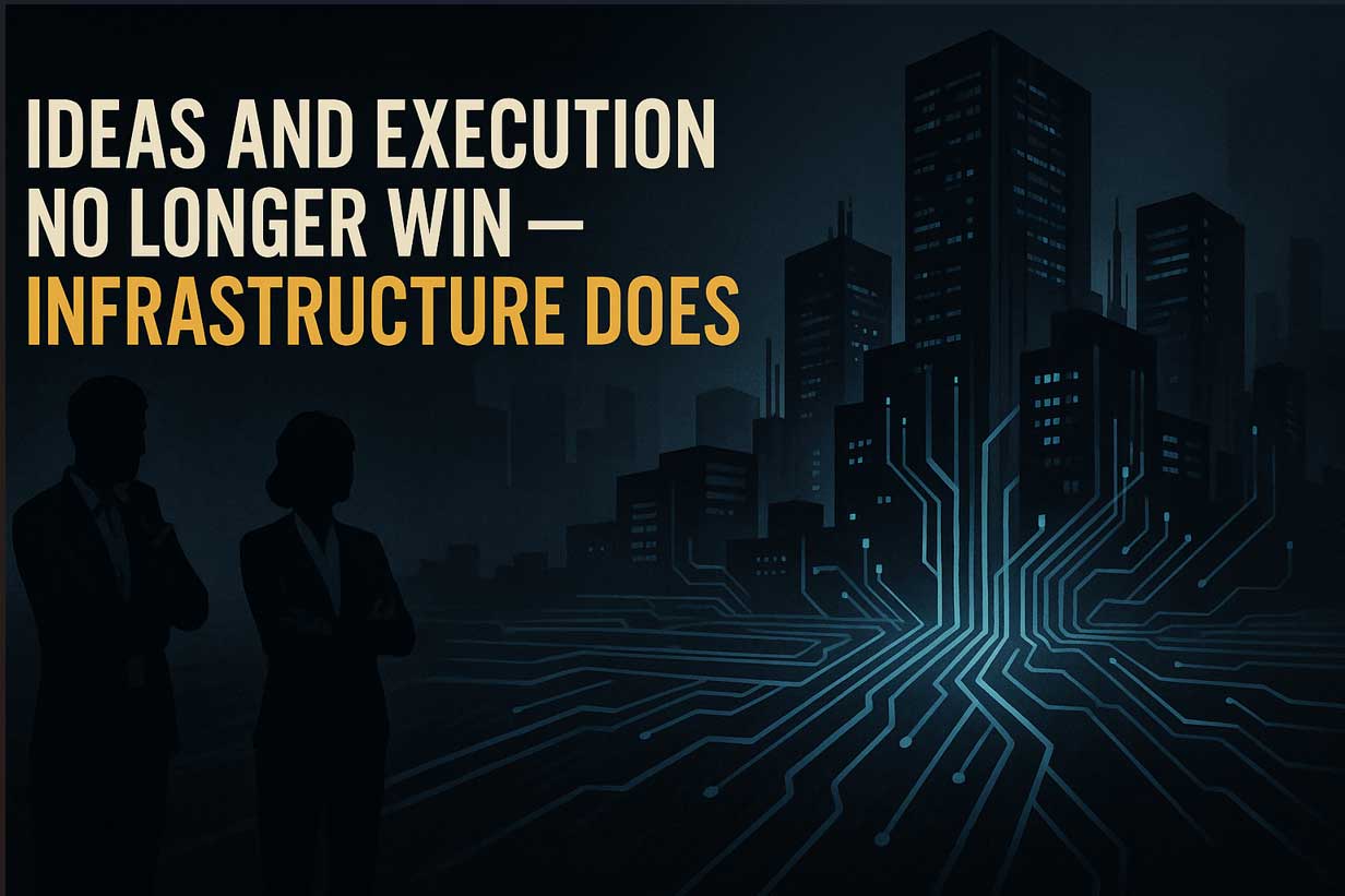 Ideas and Execution No Longer Win — Infrastructure Does