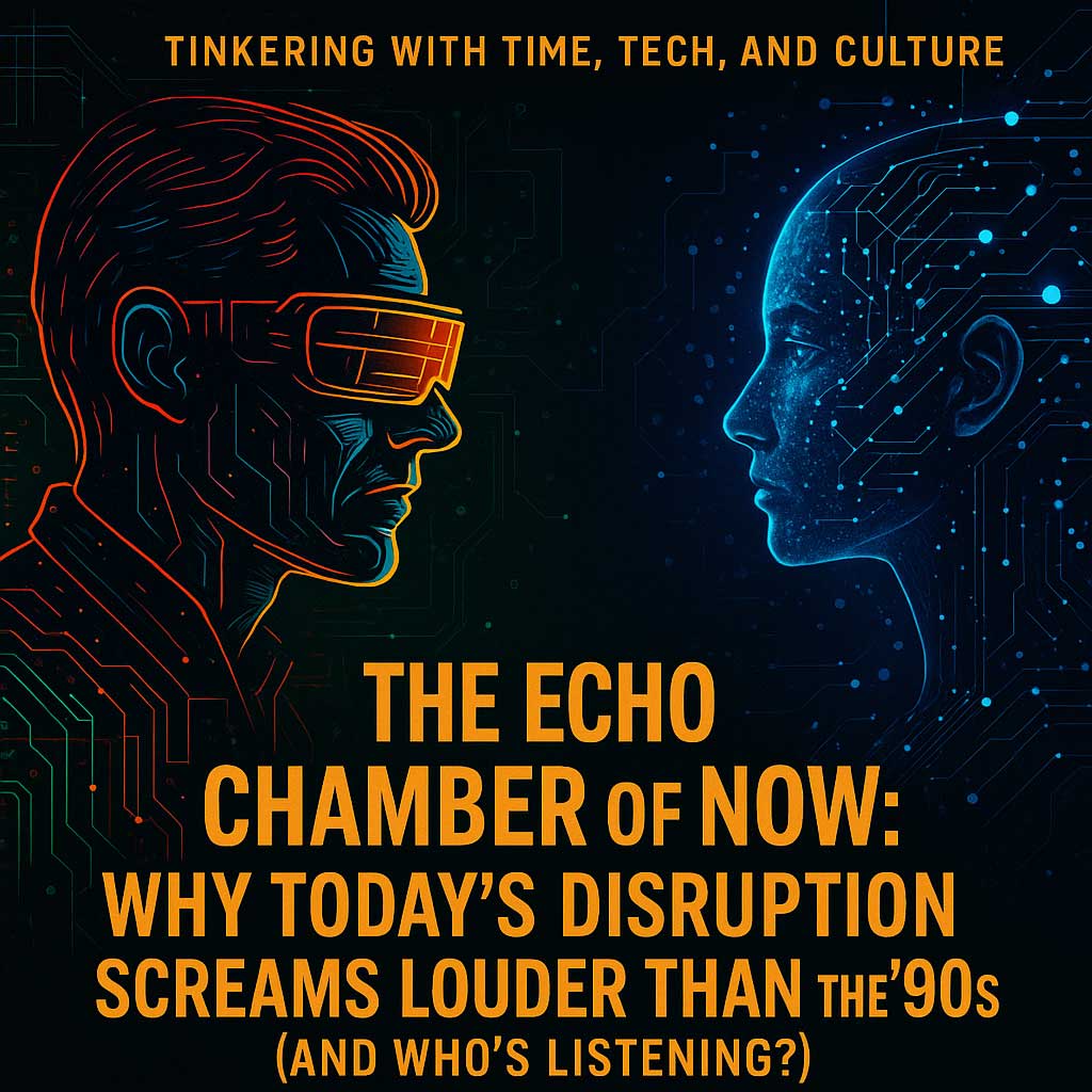 The Echo Chamber of Now: Why Today's Disruption Screams Louder Than the '90s (And Who's Listening?)