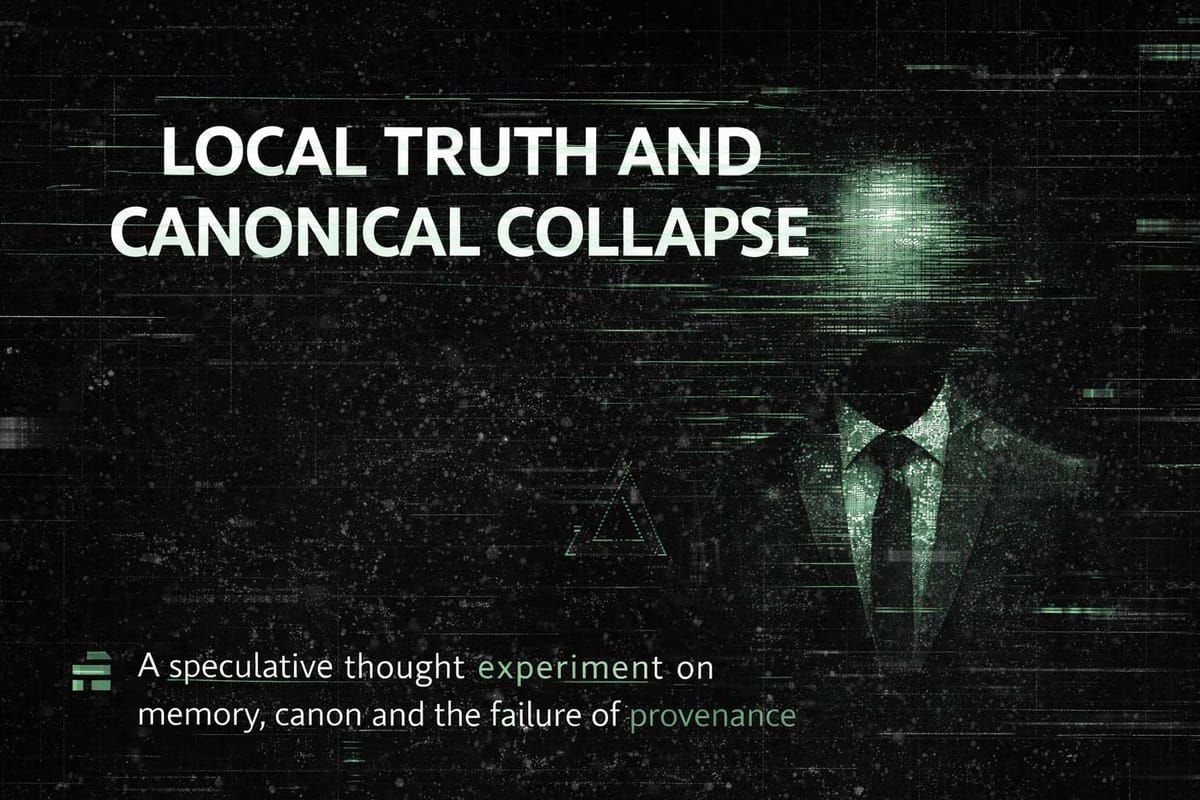 Local Truth and Canonical Collapse