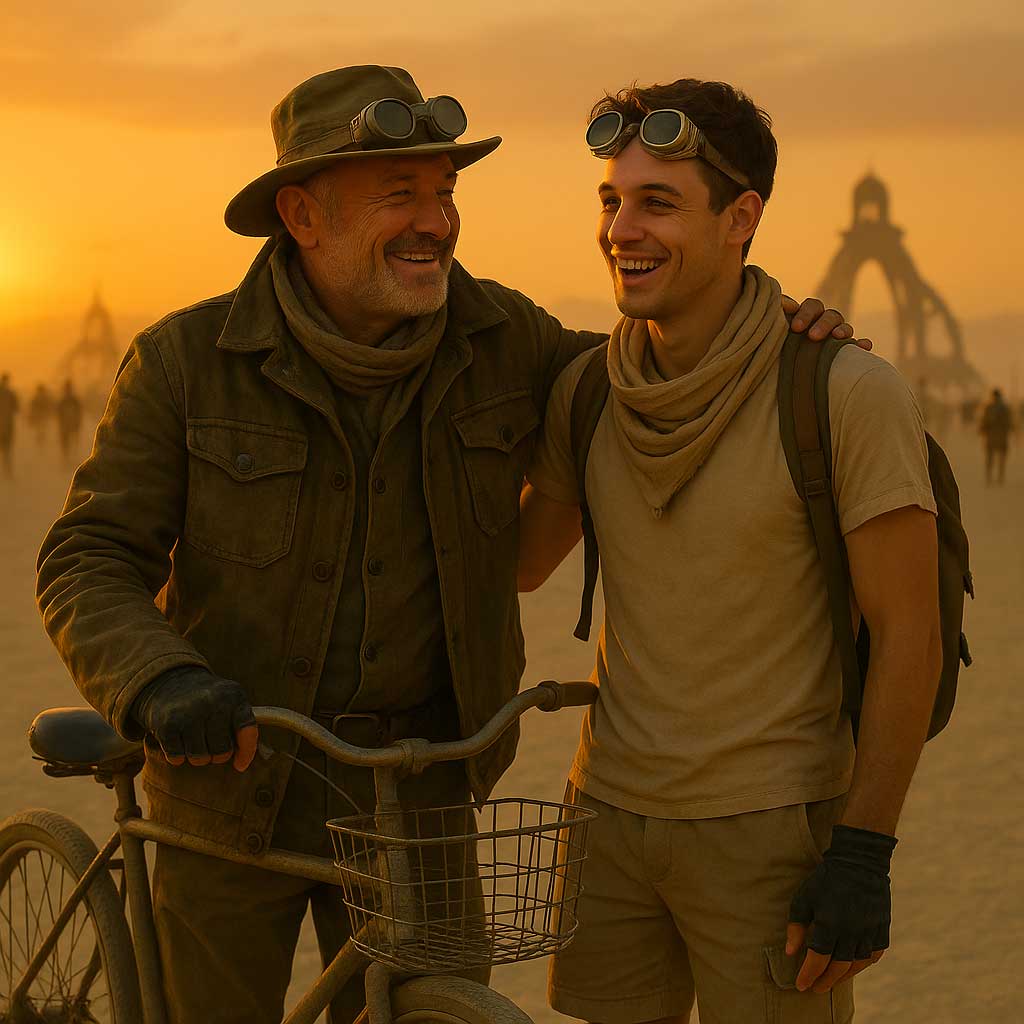 We Ride Together: Passing the Torch at Burning Man 2025