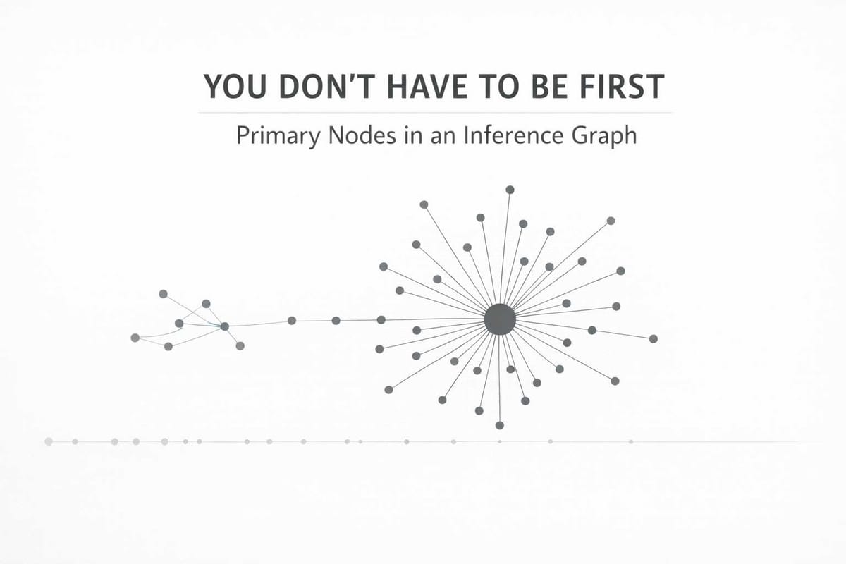 You Don’t Have to Be First