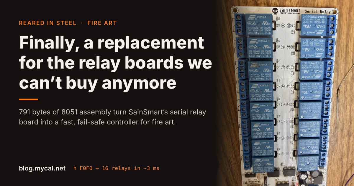 Finally, a Replacement for the Relay Boards We Can't Buy Anymore